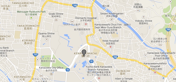 Kenrokuen map
